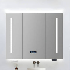 Different sizes of black aluminum medicine cabinets