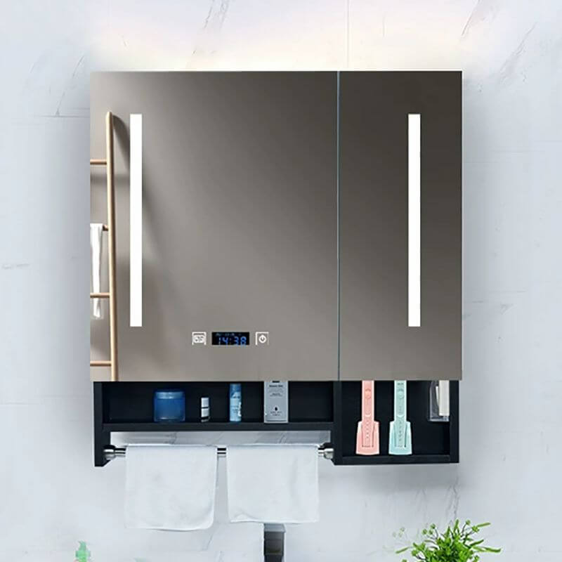 modern medicine cabinet with soft close hinges