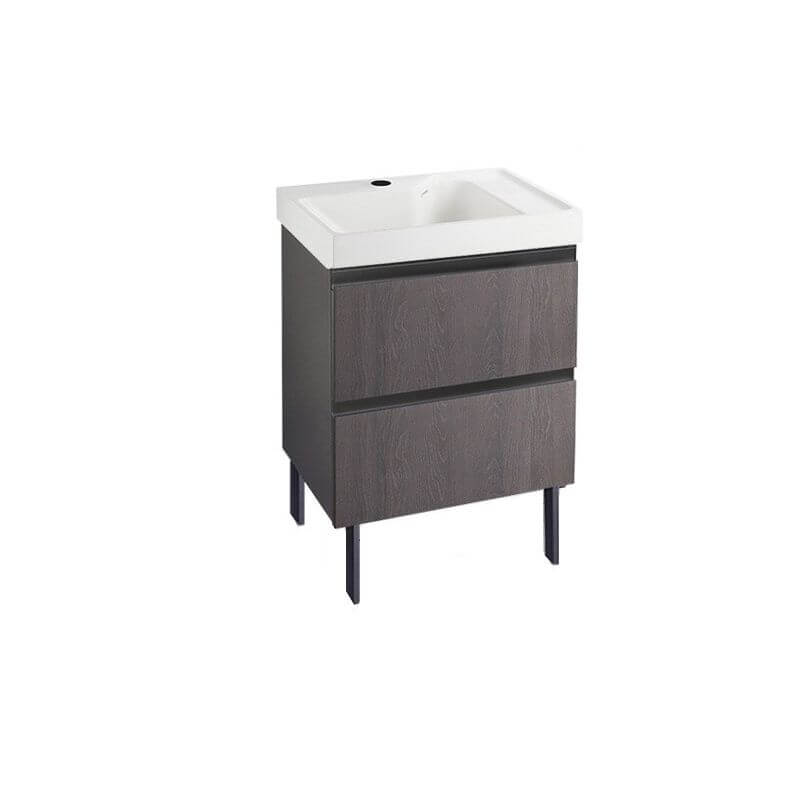 Modern bathroom vanity with drawers