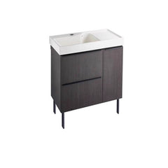 Compact bathroom vanity for small spaces