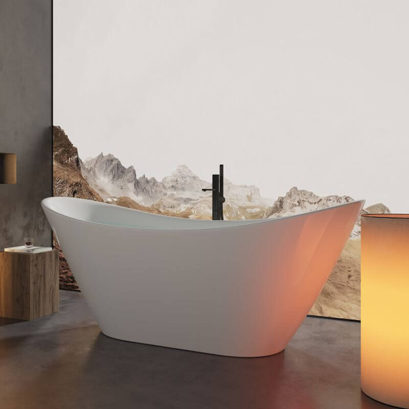 Modern Oval Shape Bathtub