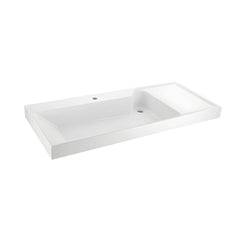 Elegant white sink for bathroom