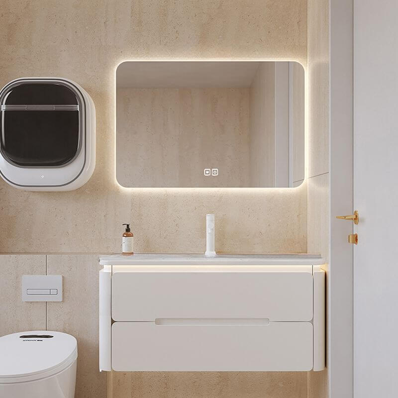 Wall mounted modern bathroom vanity