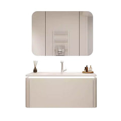 Chalk Bathroom Vanity with medicine cabinet