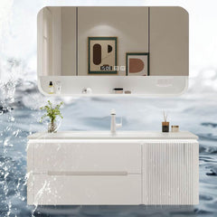 Wall-mounted modern bathroom vanity