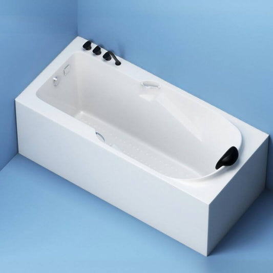 Comfortable bathtub size options on display