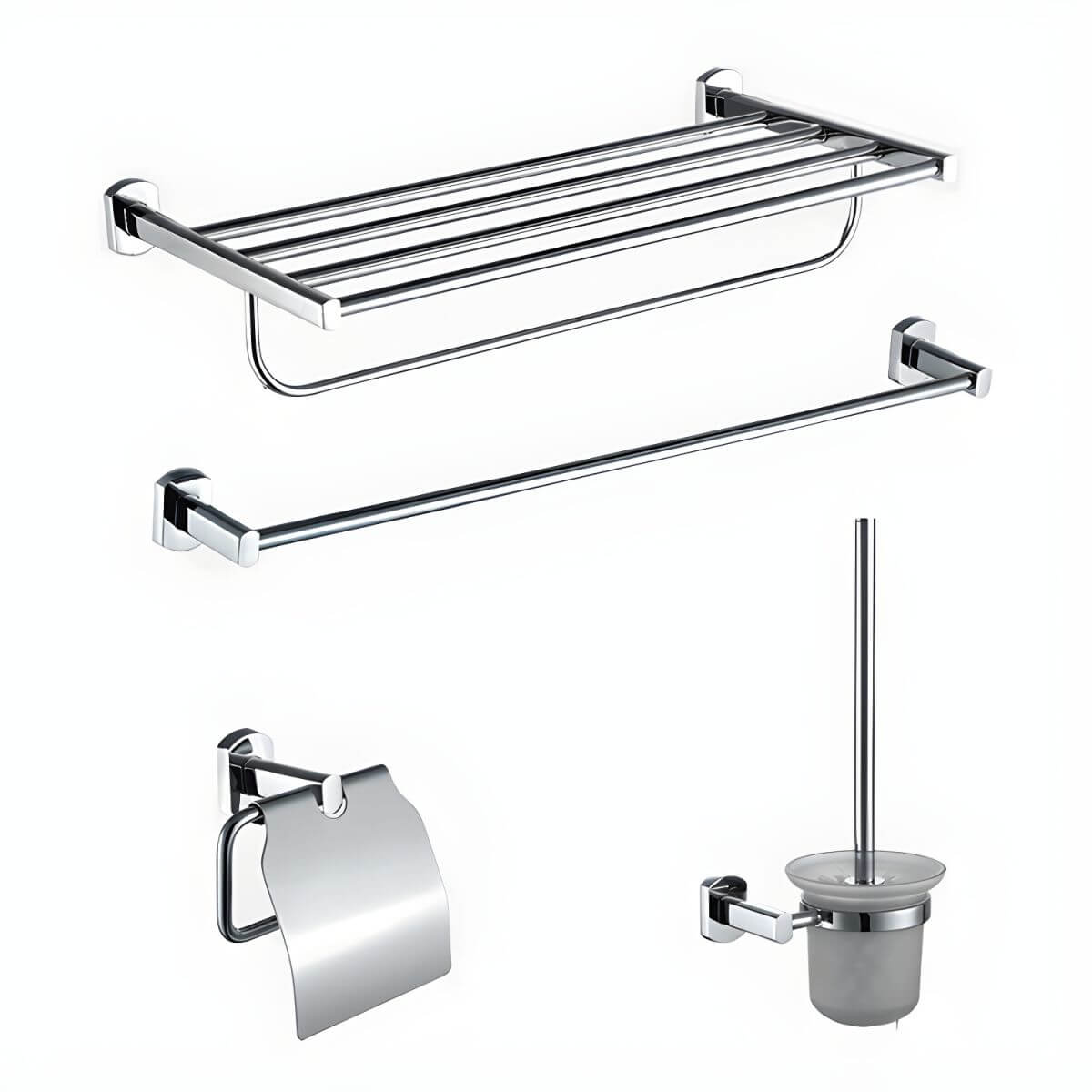 Durable chrome finish hardware