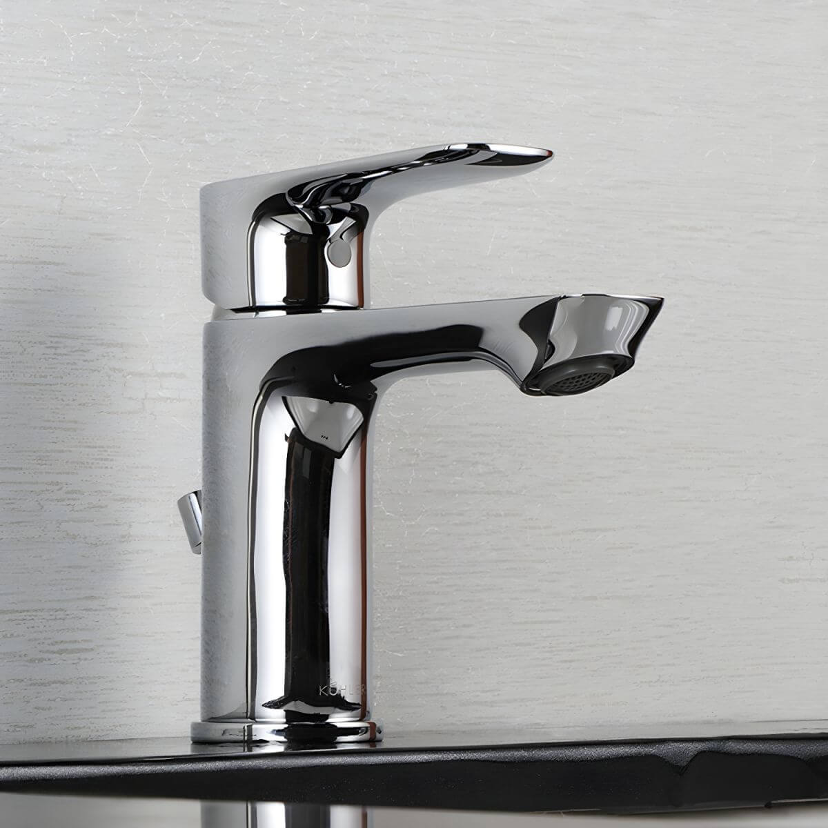 Single handle touchless faucet functionality