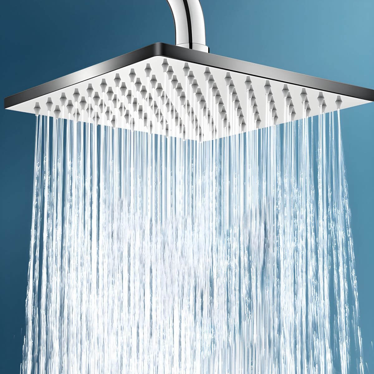 Classic Fixed Shower Head in Silver Round