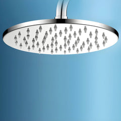 Classic Fixed Shower Head in Black Square