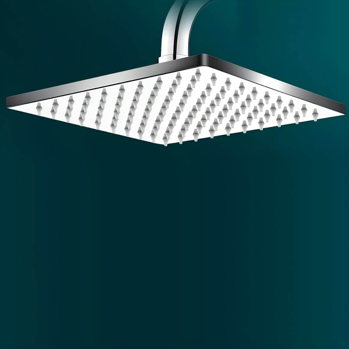 Wall mounted silver square shower head design