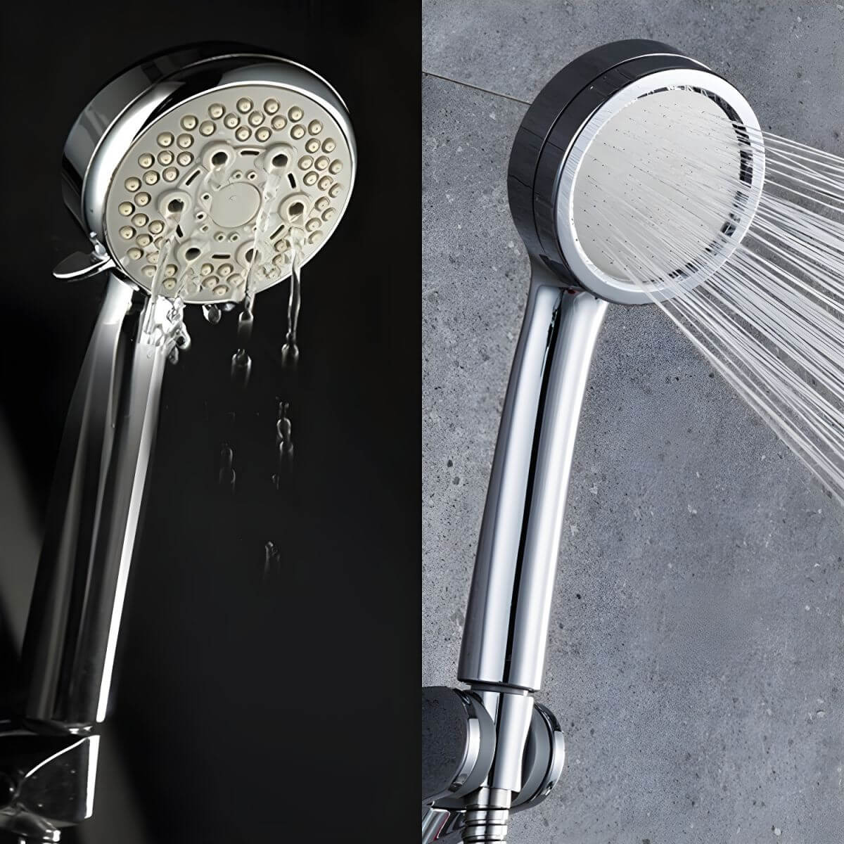 Grey Handheld Shower Head for Elegant Bathrooms