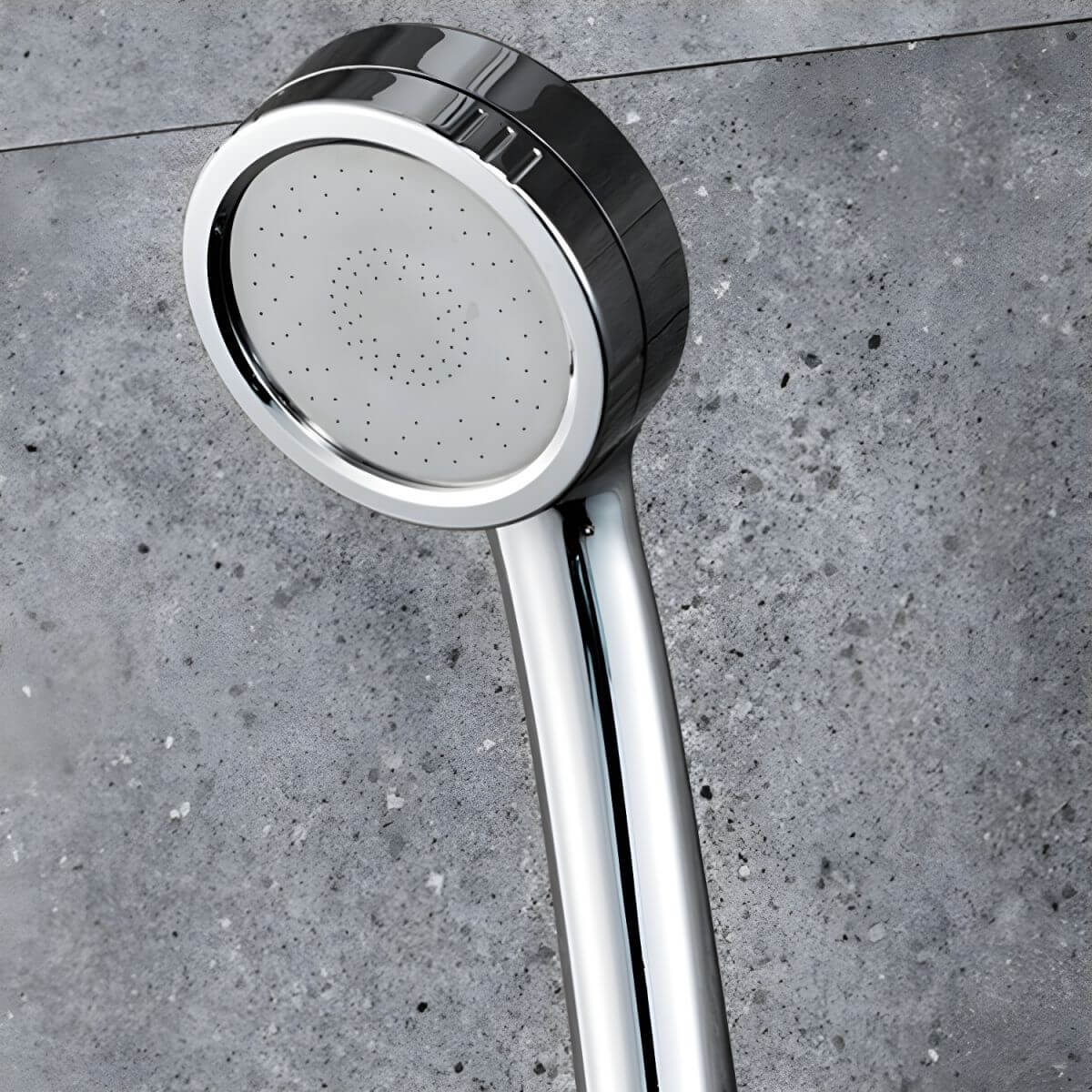 Silver Metal Shower Head with Flexible Design