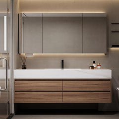 Spacious Bathroom Storage Solution