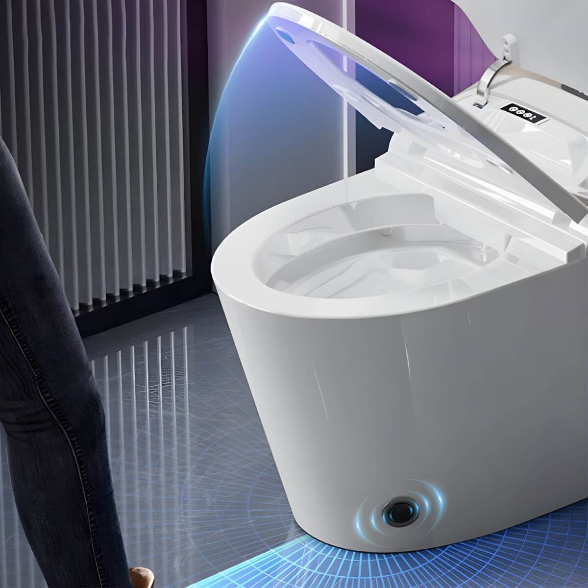 Elongated Bowl Shape of Comfort Fit Bidet