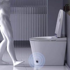 Elegant floor mount bidet for improved hygiene