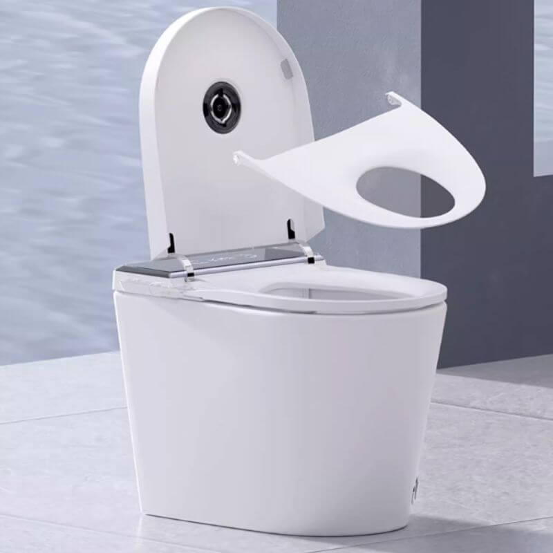 Stylish bidet with white and black finish