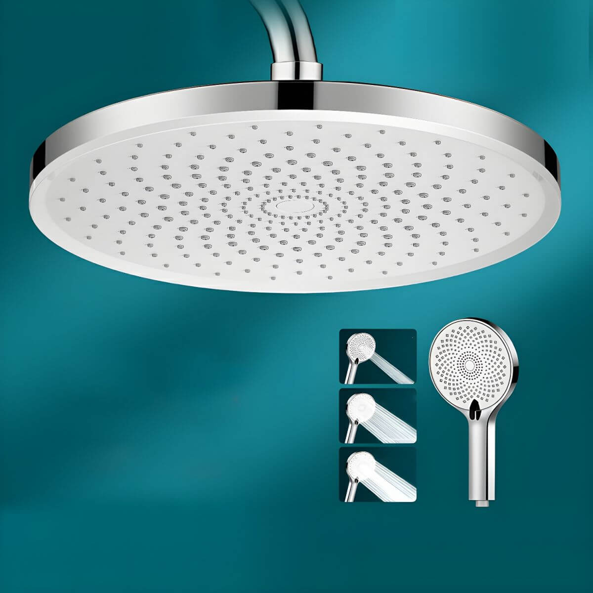 Durable metal shower head