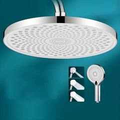 Modern metal round shower head