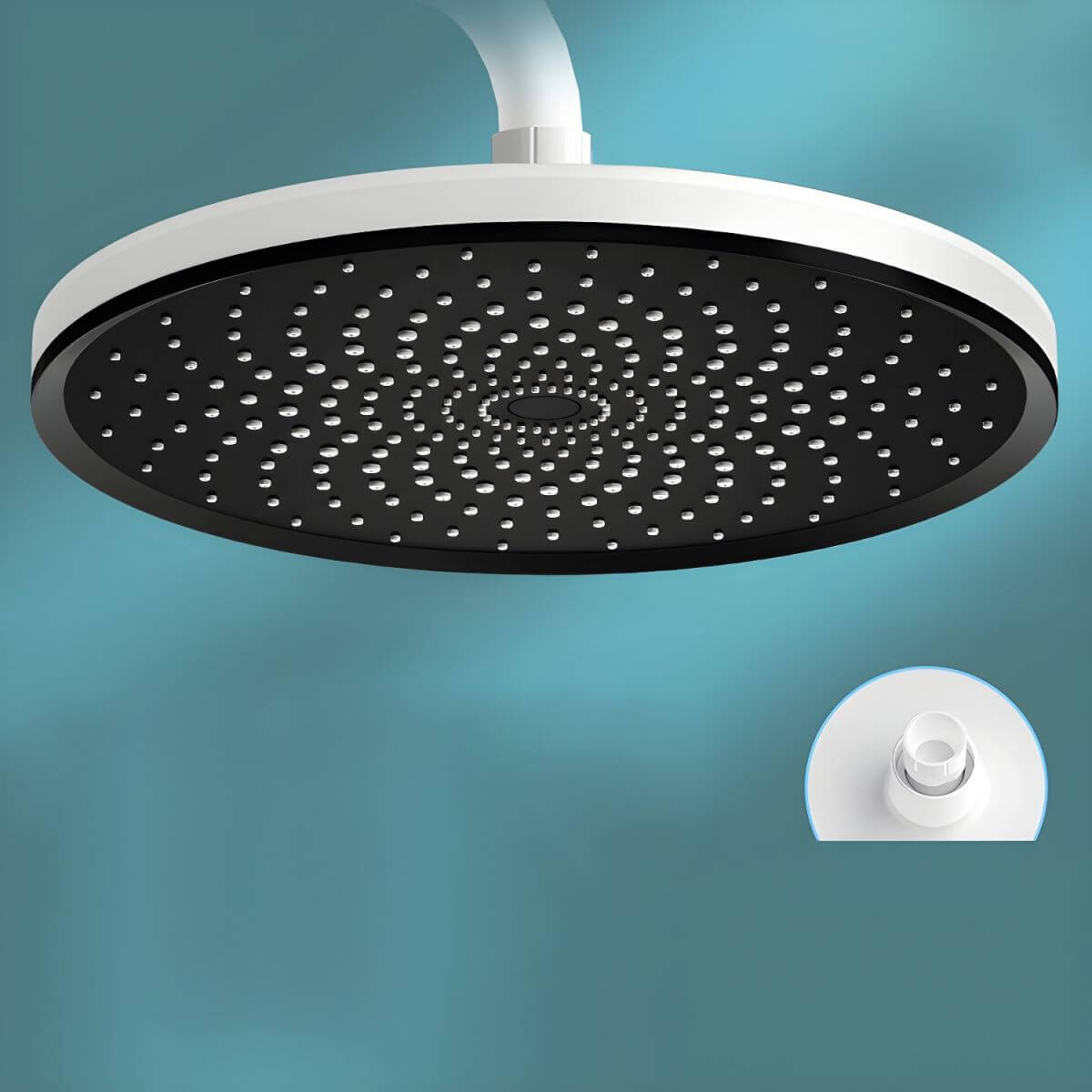 Luxury fixed shower head