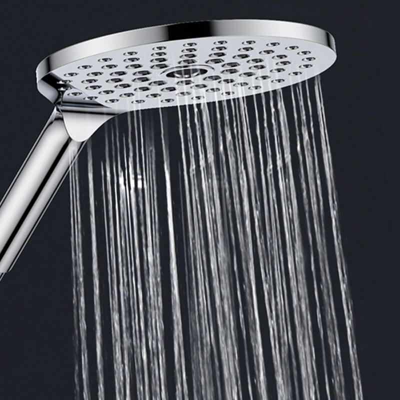 Contemporary Handheld Shower Head in Black