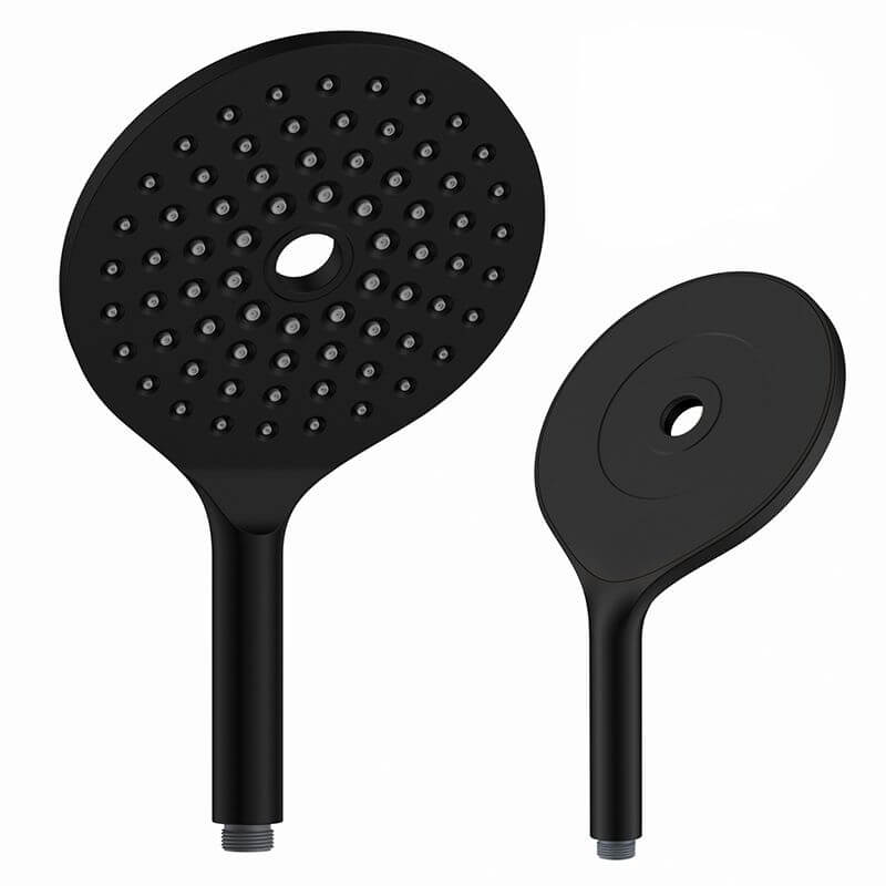 Shower head with no resistance feature