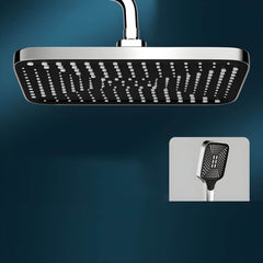 Stylish handheld shower head in white finish