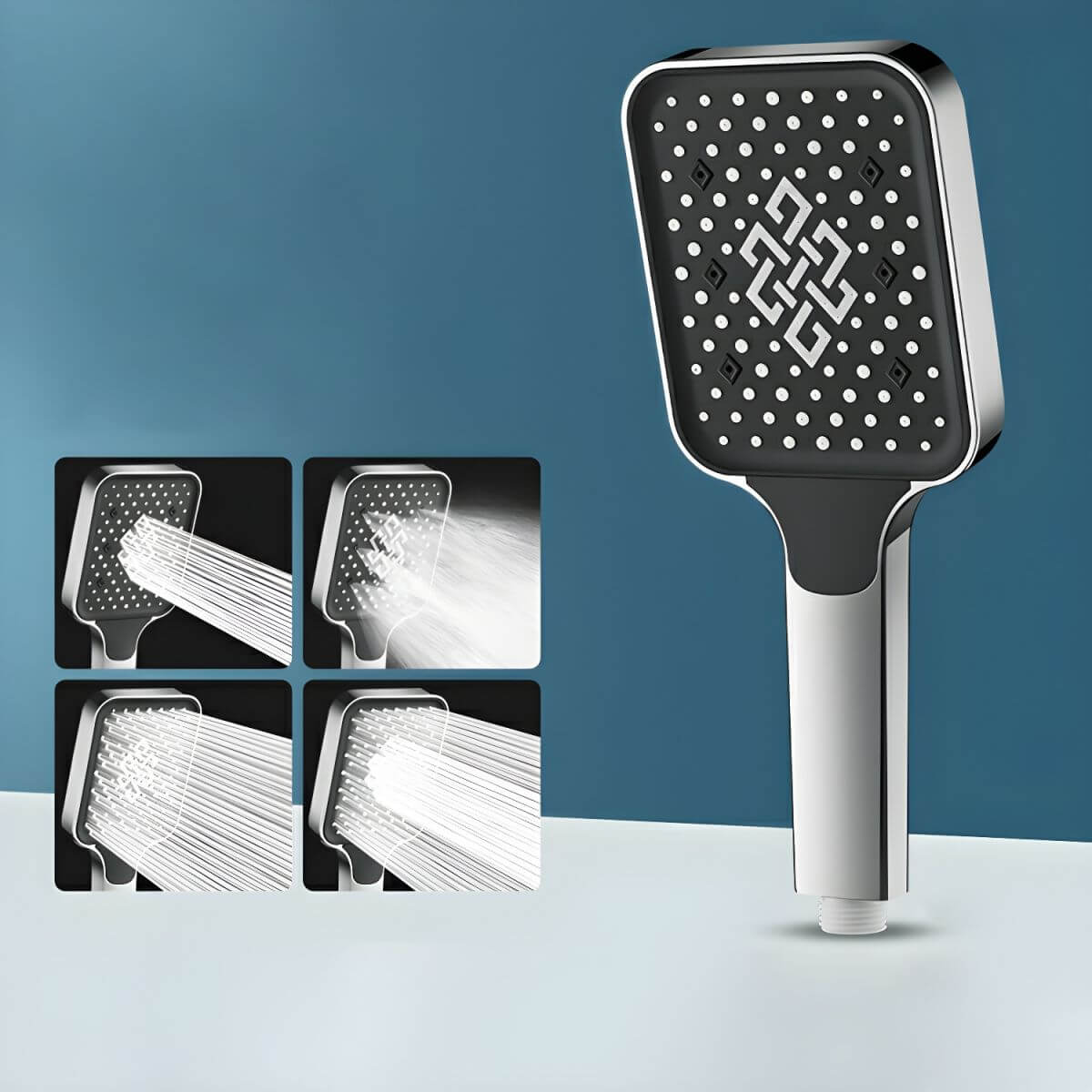 Modern rectangle-shaped shower head