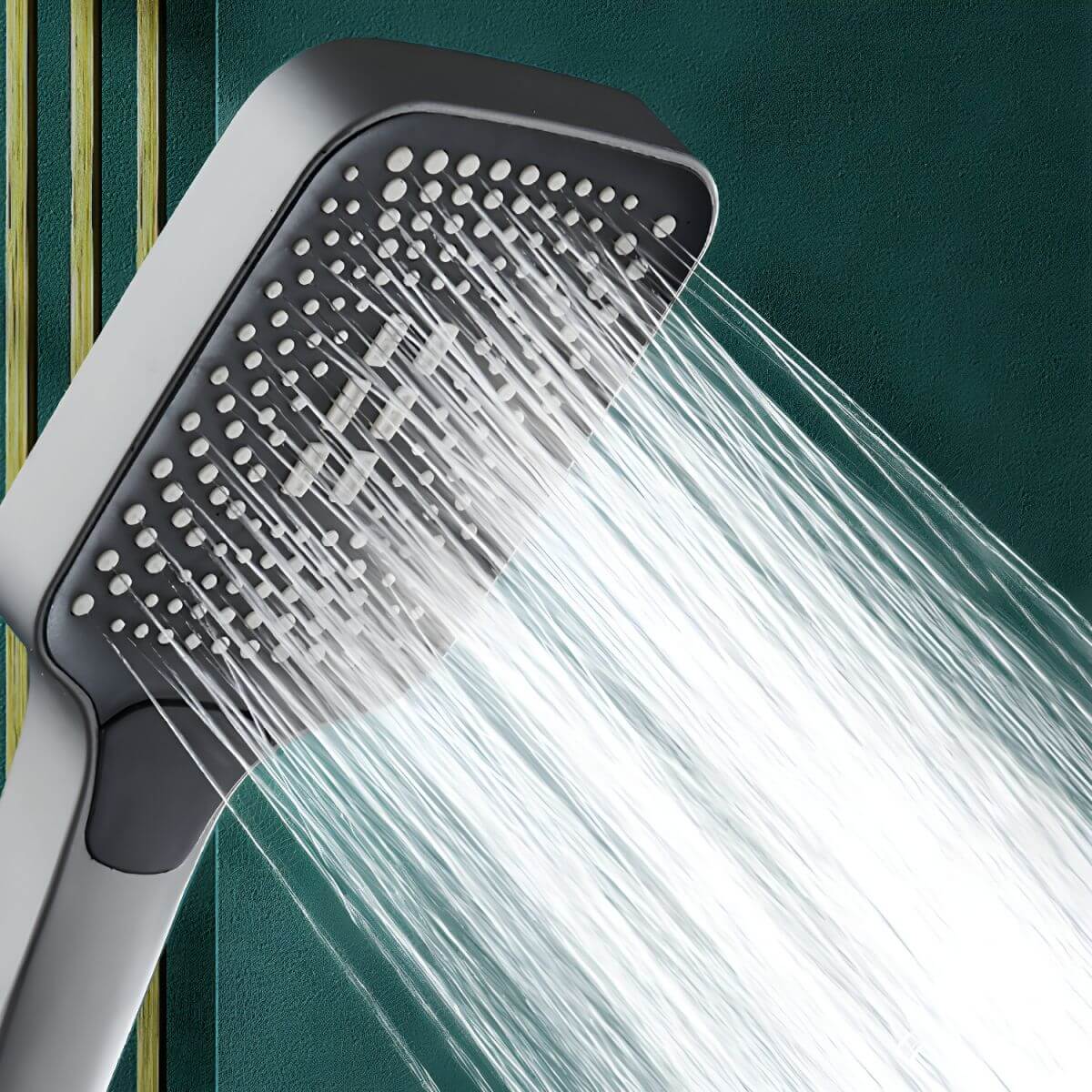 Durable plastic handheld shower head