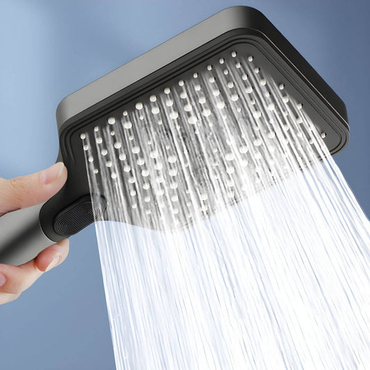 Contemporary shower head with adjustable spray