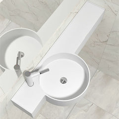 Elegant specialty shape sink for modern bathrooms