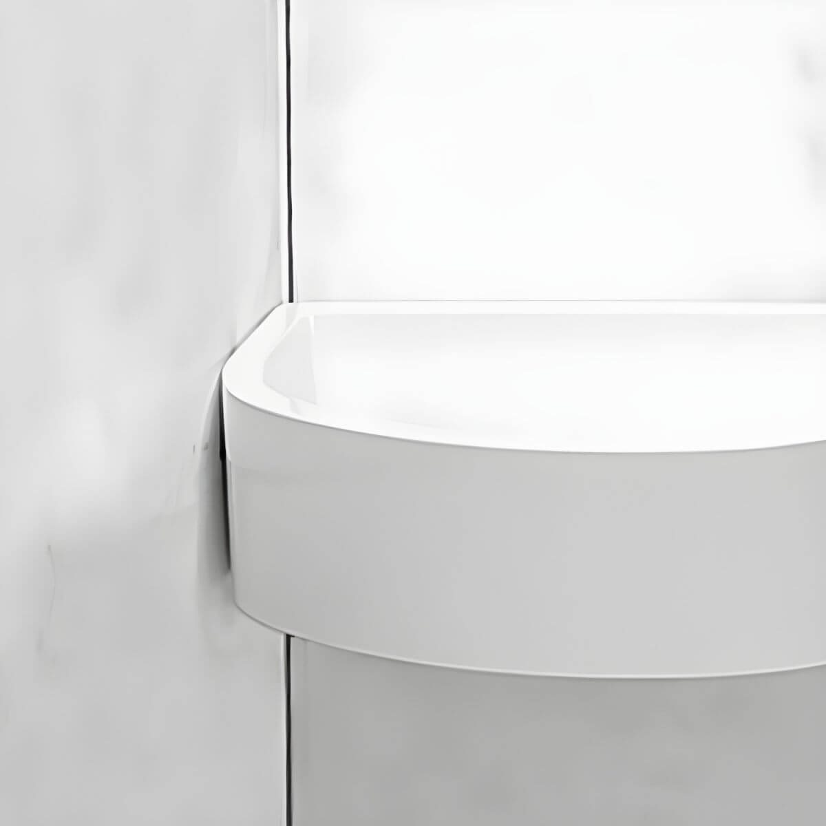 Contemporary bathroom sink in a stylish interior setting