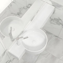 Stylish wall-mounted sink with specialty shape