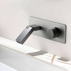 Low arc spout of modern brass faucet