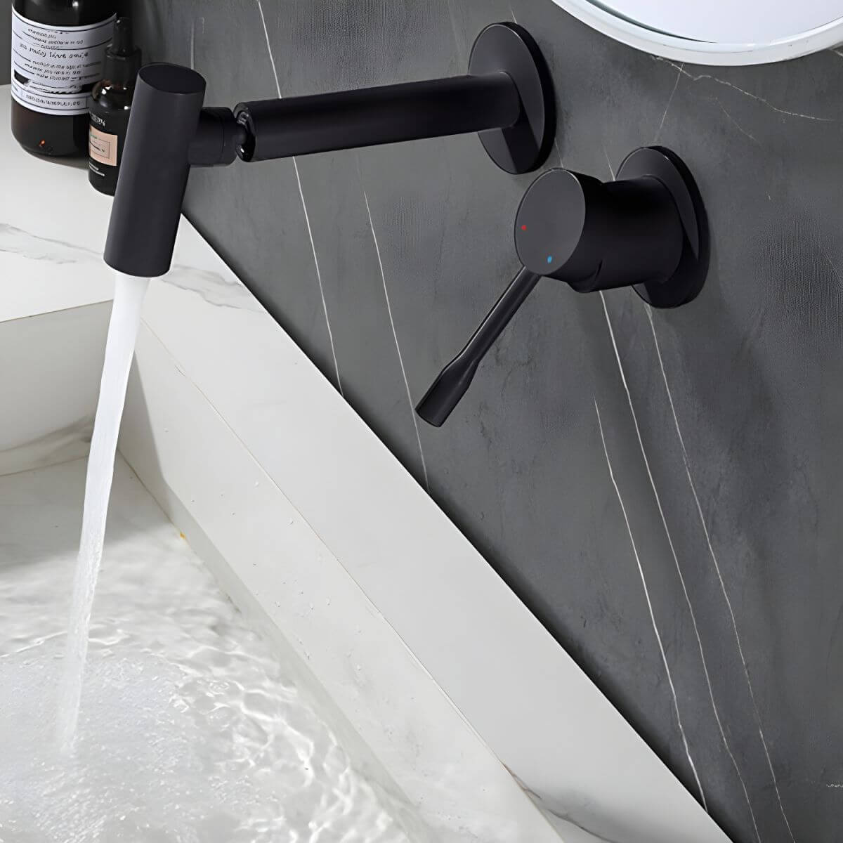 Gold low arc spout faucet