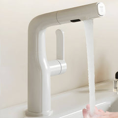 Modern Vessel Sink Faucet with Swivel Spout