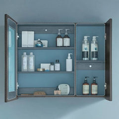 Spacious Wooden Medicine Cabinet