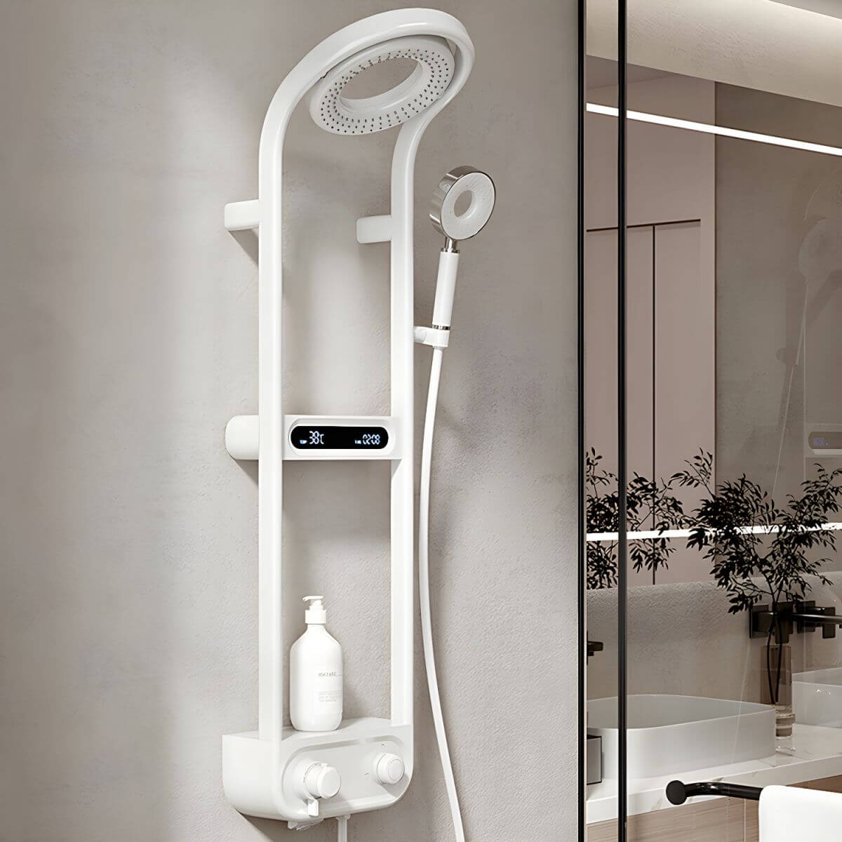 Luxury Shower Experience with Dual Heads