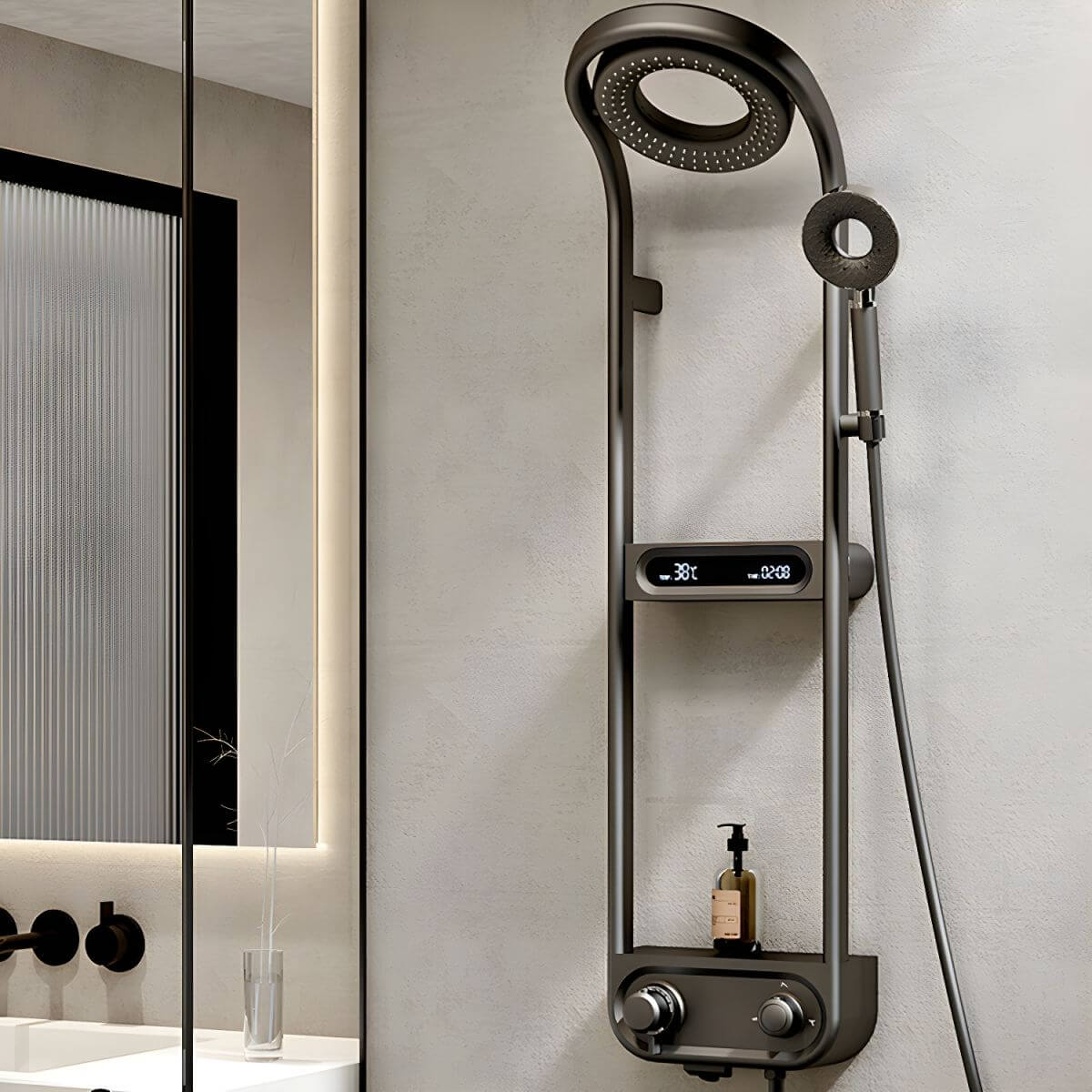 Adjustable Spray Patterns Shower Head