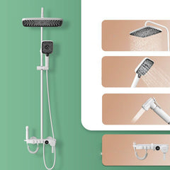 Wall Mounted Rain Shower Head Option