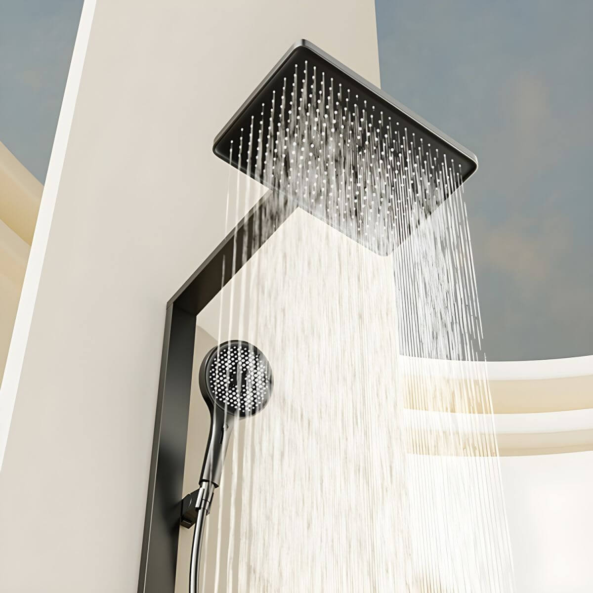 modern shower system