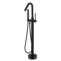 High arc gooseneck bathtub faucet