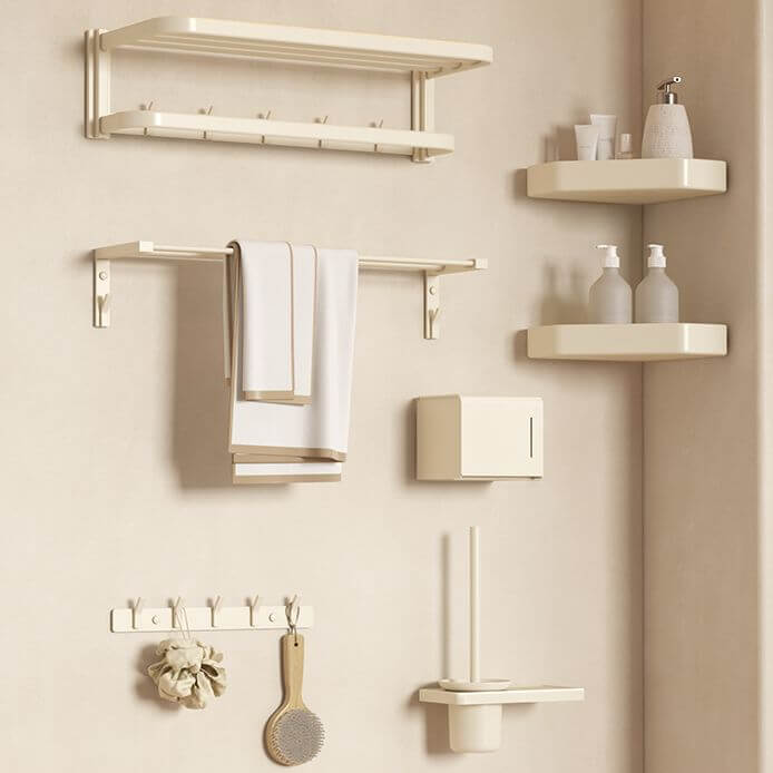 Non-Glossy Gold Bathroom Accessories