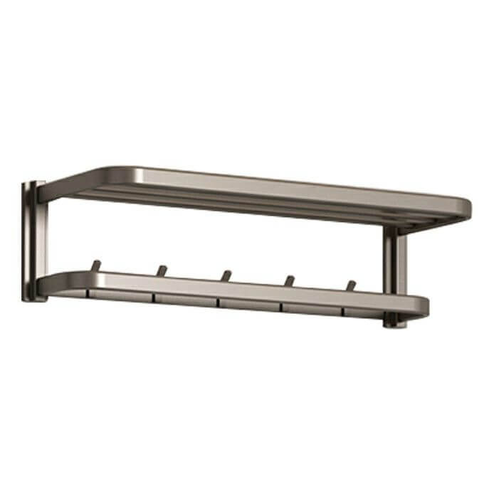 Gun Grey Towel Rack for Modern Bathrooms