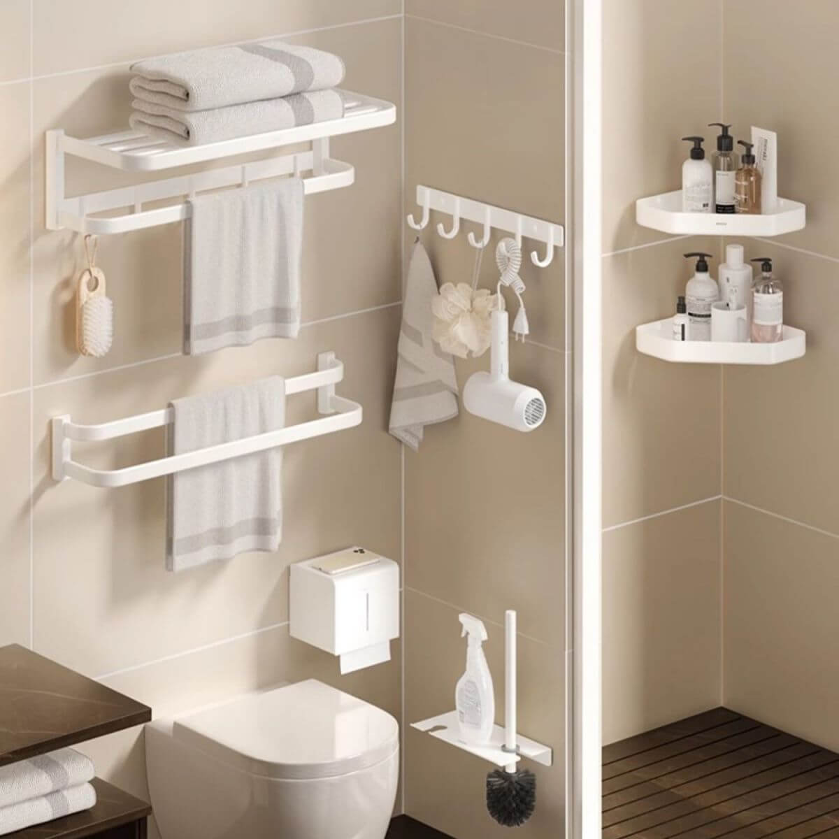 Modern bathroom hardware accessories