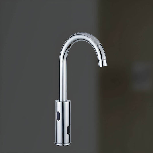 Touchless faucet with modern gooseneck design