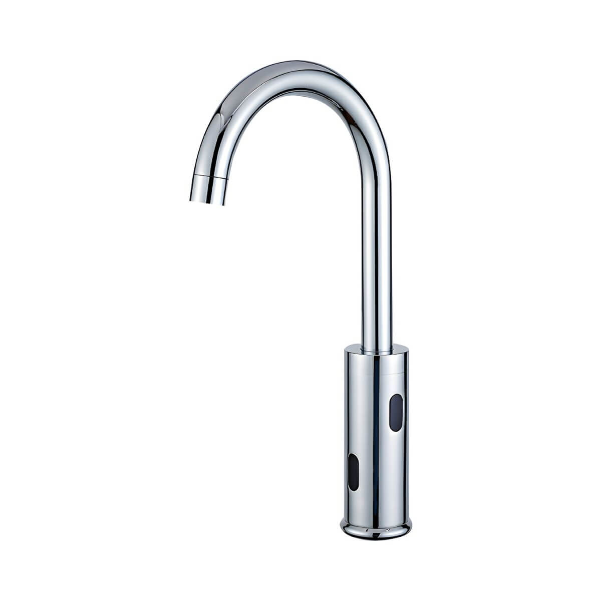 High arc spout of touchless bathroom faucet