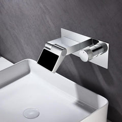 Modern wall mounted faucet with knob handle