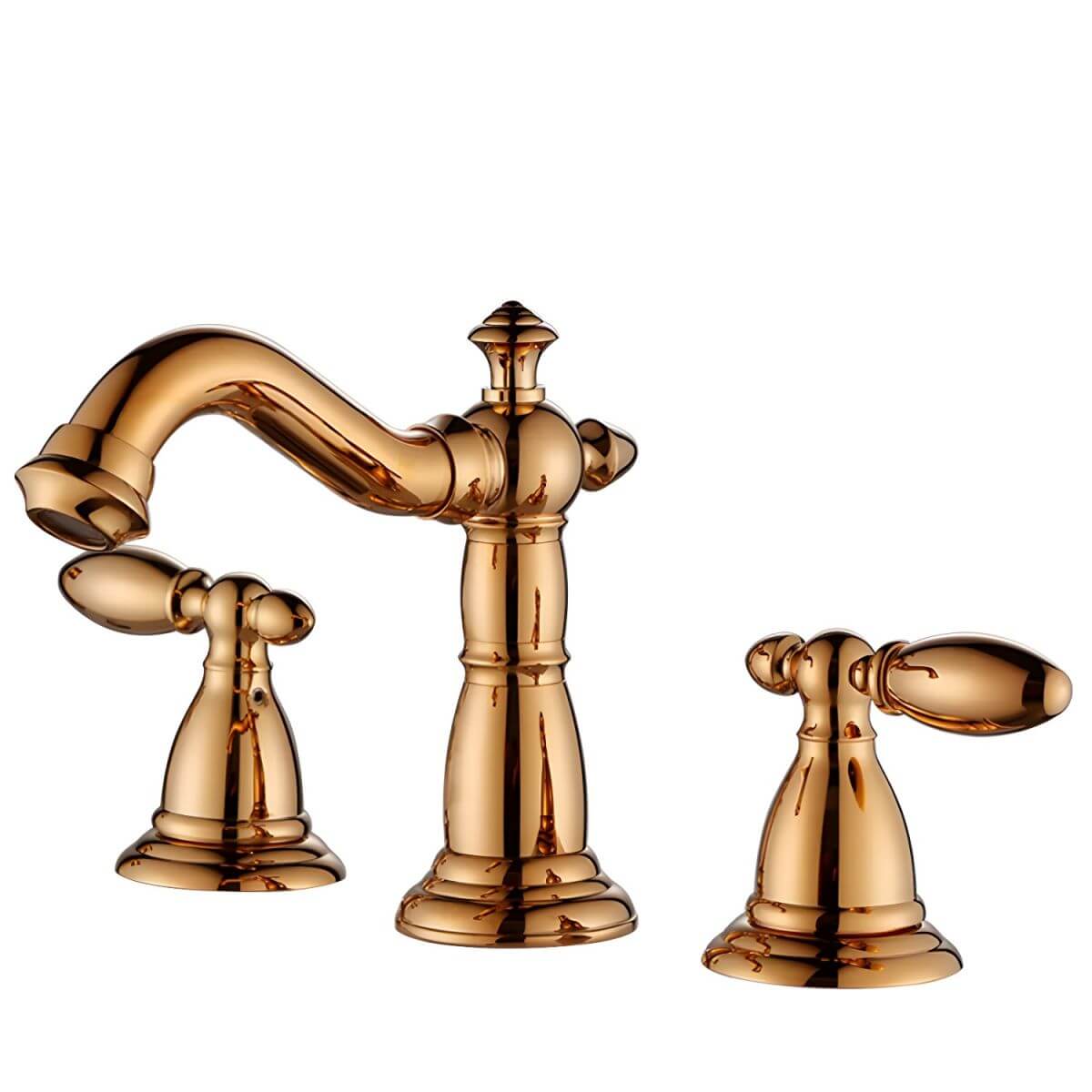 Widespread bathroom faucet installation