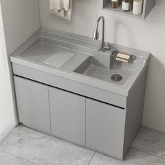 Modern Bathroom Decor with Dove Grey Vanity